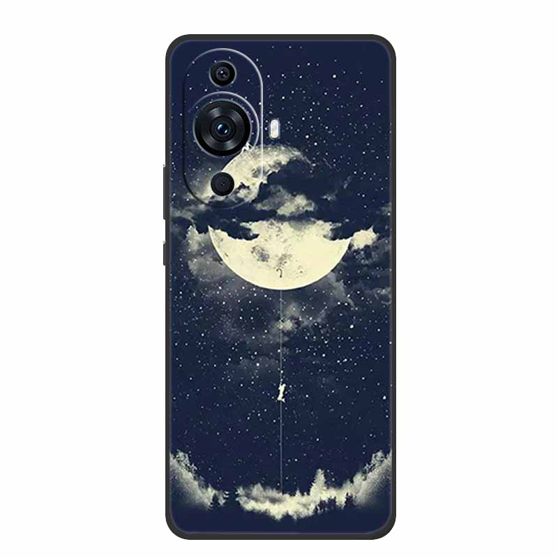 For Huawei Nova 12s Case Popular Black Silicone Soft Back Cover Case For Huawei Nova 12s Phone Case Cover Nova12s 12 s Funda 6.7
