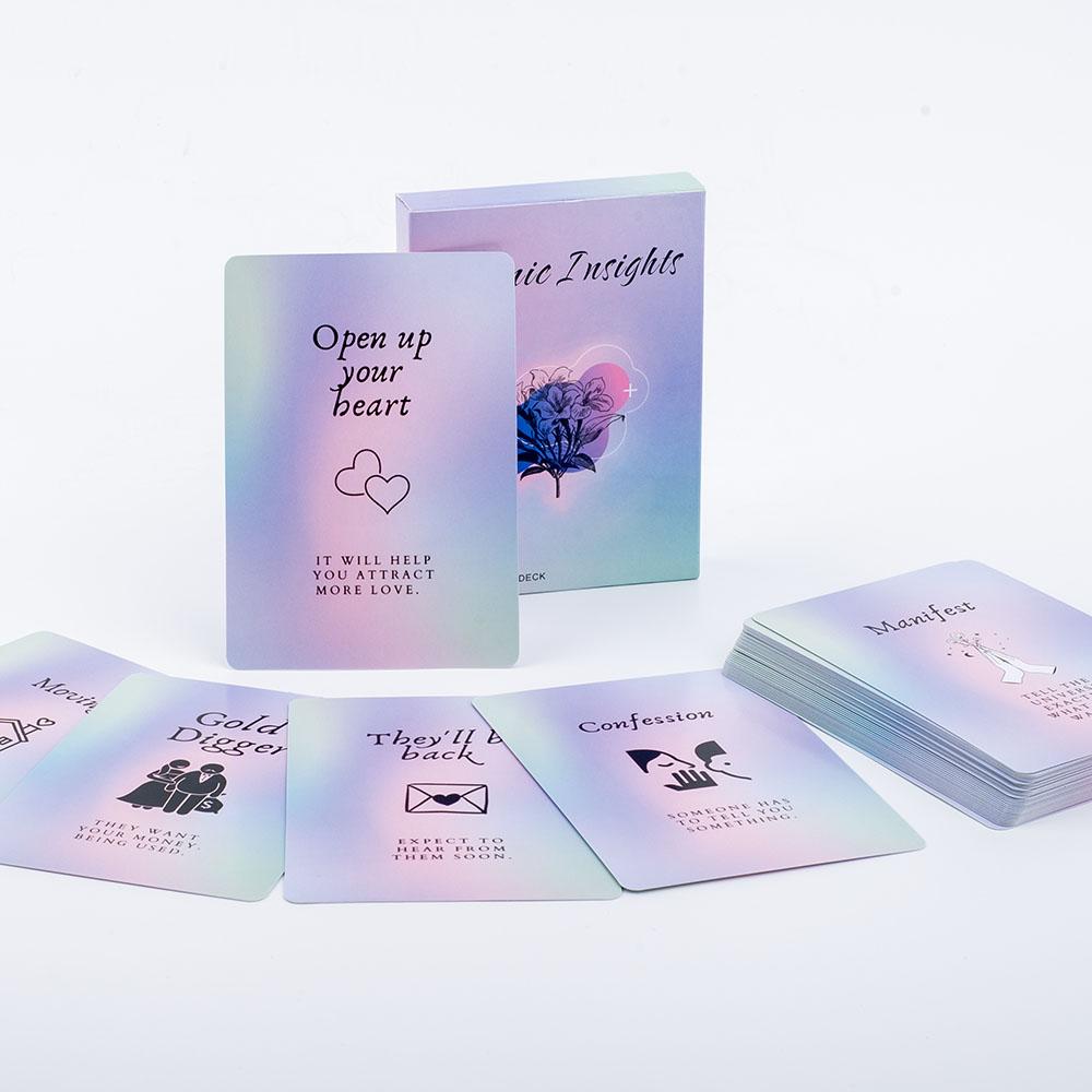 Cosmic Insights Tarot Deck 41 Oracle Cards English Version Deck Divination Party Toy Entertainment Wiccan Supplies