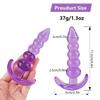 Soft Silicone Anal Plugs Beads Dildo Butt Prostate Massage Unisex Sexy Stopper Adult Sex Toy for Men Women Adult Games
