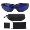 Golf Ball Finder Blue Professional Lenses Glasses Sports Matte Frame with Zipper Case