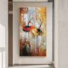 Abstract Two Dancing Girls Oil Canvas Painting Posters and Prints Modern Wall Art Wedding Living Room Home Decor No Frame