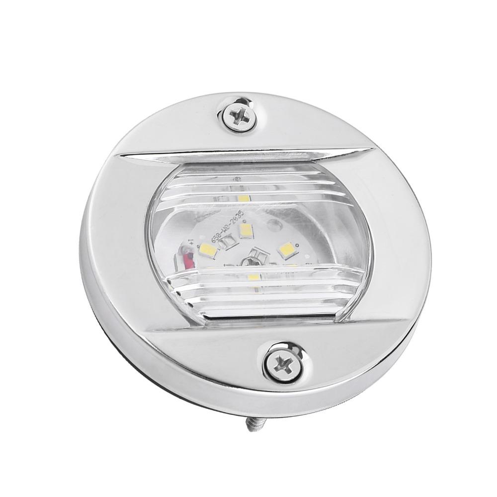 12V Marine Boat Light 304 Stainless Steel Housing Stern Light LED Navigation Light  Boat Transom