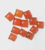 Natural Red Carnelian Square Cabochon | Red Carnelian Loose Gemstone | Square Cabochon Stone for Jewelry Making