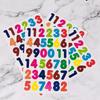 Bunte Scrapbook-Sticker 20 Blatt Punkt Herz Buchstabe Zahl Stern Selbstklebend Niedliche Belohnungssticker Lustiges Geschenk für Junge Mädchen ZYF