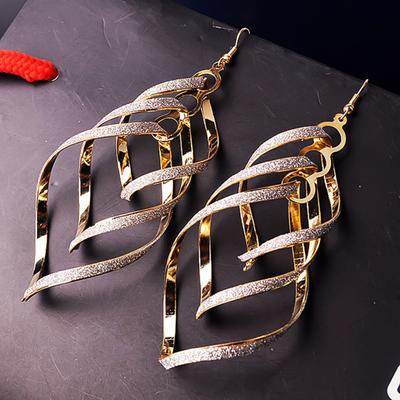 Earrings Multi-layer Exquisite Alloy Hook Earrings Jewelry Gift for Party