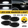 White LED Side Marker Lights For 2001-2014 Silverado 2500HD Chevrolet 3500HD EXV