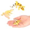 Simulation Reptile Model Tablescape Decoration Realistic Miniature Gecko Statues Figurine Ornament Halloween Funny Tricky Gecko Toy Animal Cognitive