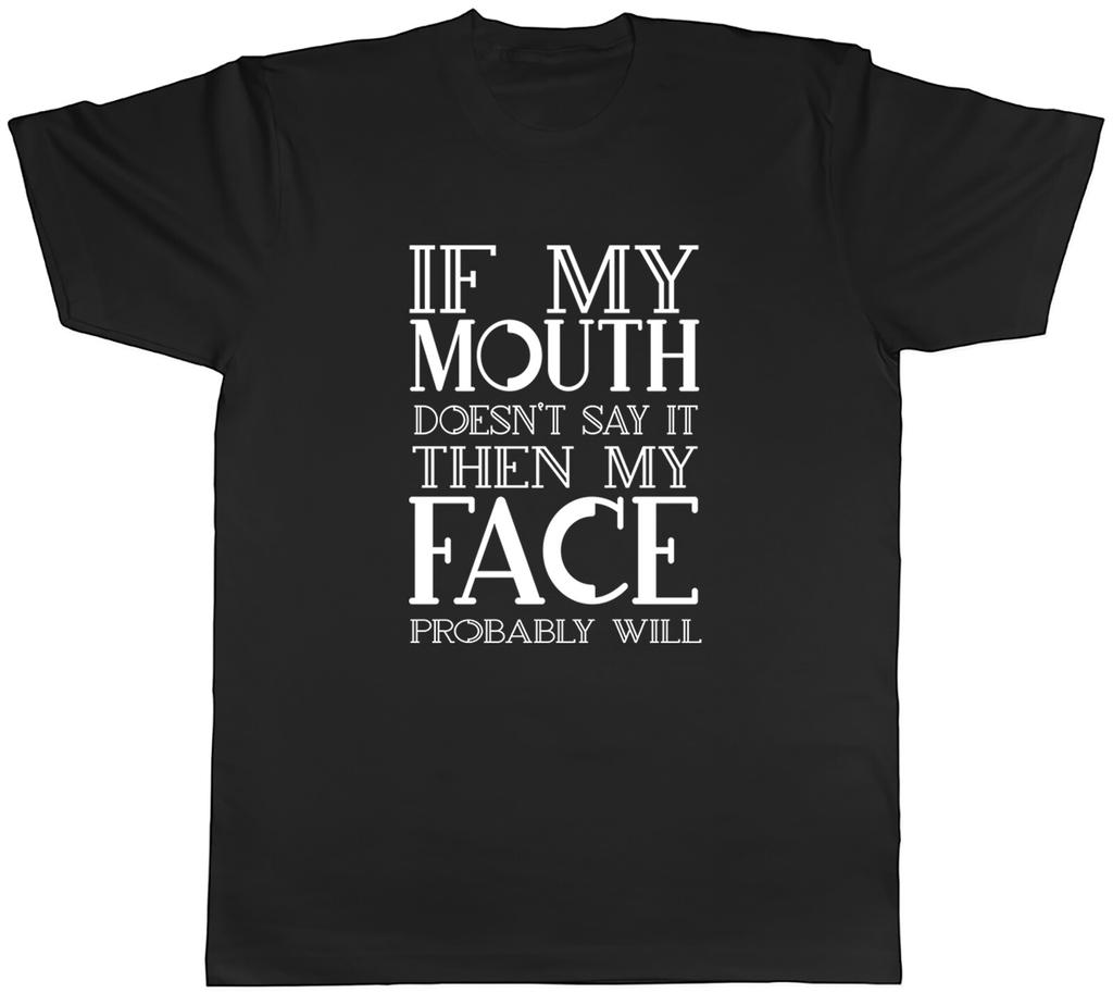 Funny Sarcasm Unisexs TShirt Sarcastic Face Will Say It Unisex Tee Gift