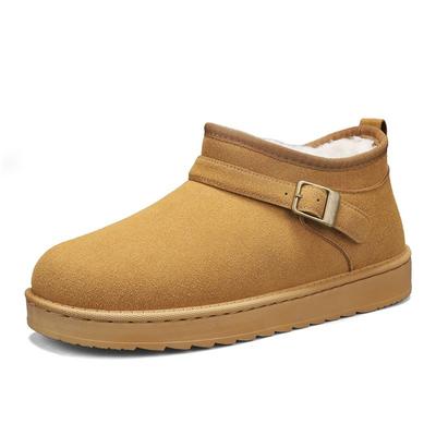 Snow Boots New Winter Thickened Velvet Warm Outdoor Non-slip and Cold Thick-soled Bread Cotton Shoes