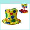 Halloweenfest Hatt Clown Prickig Hög Hatt Magisk Jazzhatt Hög Hatt