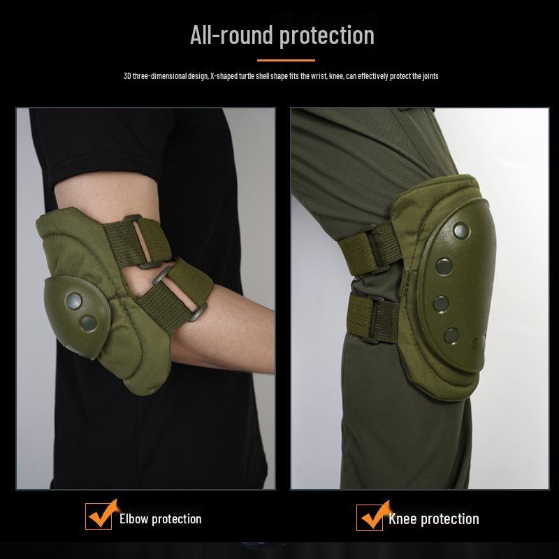 Blackhawk Tactical Outdoor Combat Sports Knee & Elbow Pads Set