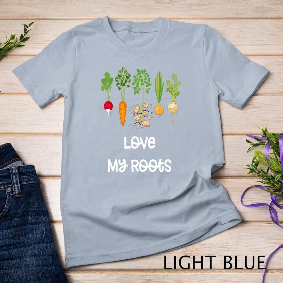 Root Vegetables Gardening, Cute Garden Tee Shirt Gift, 3Dk Unisex T-shirt 6 XL