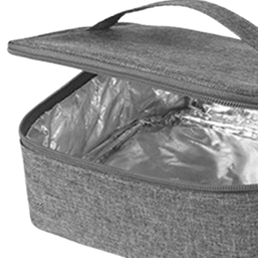Lunch Boxes Bag Container Oxford Cloth , Tote Portable Oven Convenient Personal Microwave for Adults