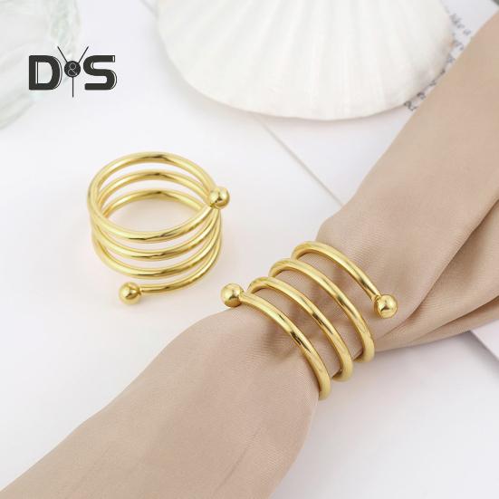 8 Stück Serviettenringe, runde Serviettenhalter aus Metall, Frühlingsdesign, wiederverwendbare Serviettenringe für Tischdekoration, Hochzeit, Abendessen, Party