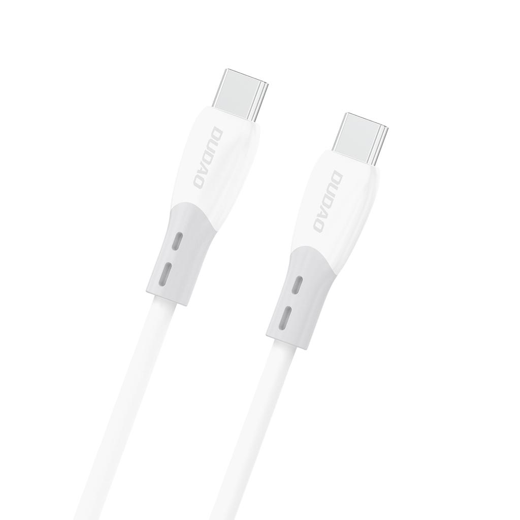 Silicone Braided Cable USB-C L25SC 60W 1m - White