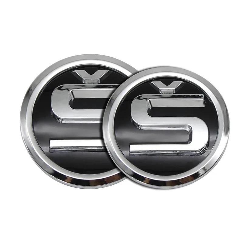

Car Sticker 2Pcs 80mm 90mm 3D Car Badge Badge Hood Front and Trunk Badge for Skoda S Fabia 1 2 Octavia a7 RS Superb Car Styling 2pcs 80mm