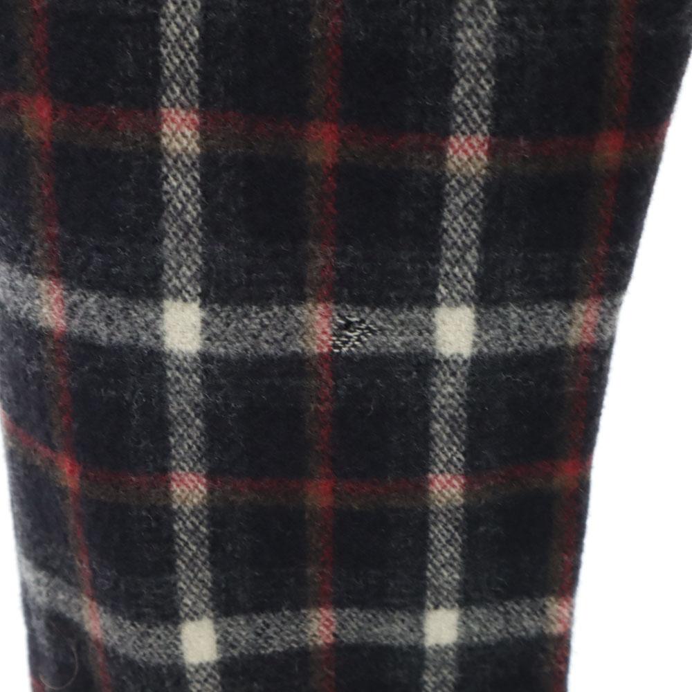 SUNSEA Made in Japan Wool Blend check Long pants 1 Black series Men's Used