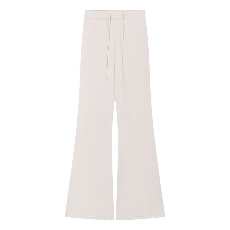 Gray Idle Style Loose Drawstring Loose Pants Casual Pants Women's Autumn High Waist Slim Looking Drape Mop Straight-Leg Trousers