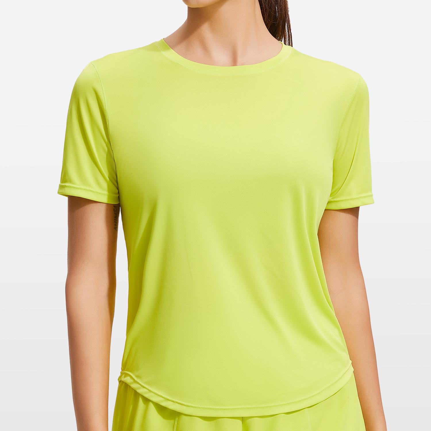 

Унисекс Дышащая Приталенная Футболка с Круглым Вырезом для Йоги - Повседневная Летняя Одежда S (Weight: 80-95 jin)