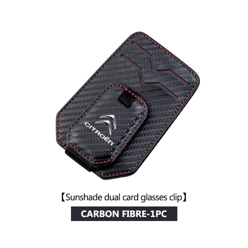 

Car Sun Visor Glasses Sunshade Storage Case Clip Card Holder For Citroen Jumper Celysee Cactus Picasso Aircross Saxo Grand