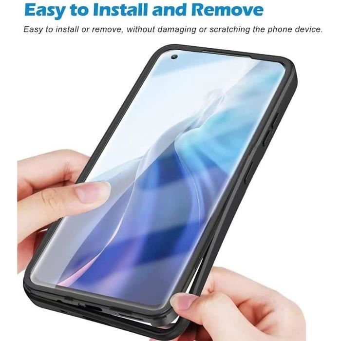 Coque - pour Samsung Galaxy A52 5G - Noir - Protection 360° - Anti-Rayure - Rigide