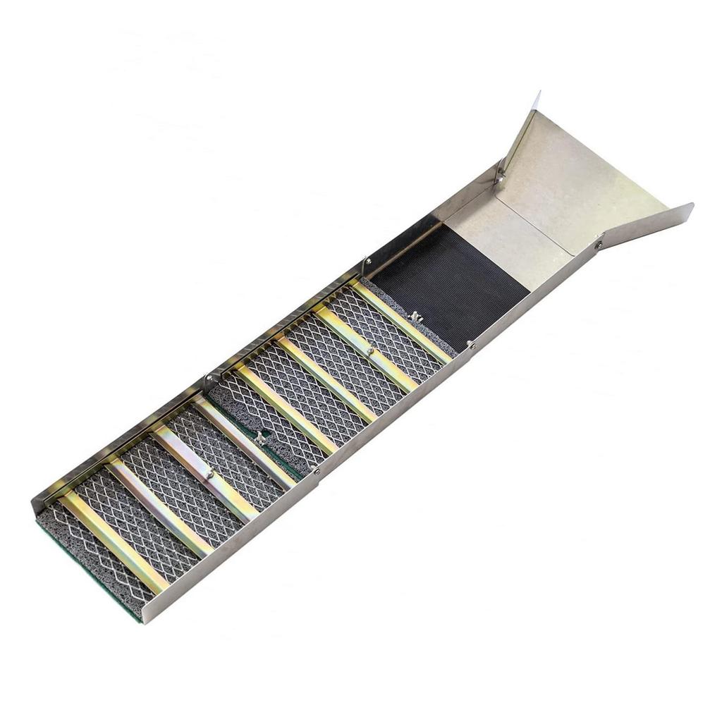 Cutie pliabilă de aur din aliaj de aluminiu Jgheab portabil pentru minerit de aur Instrument de recuperare pentru prospectare