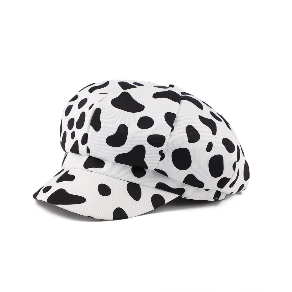 Newsboy Caps Women Leopard Zebra Print Beret Hat Spring Summer Vintage Ladies Cosplay Fashion Retro Hip Hop Casual Painter Cap