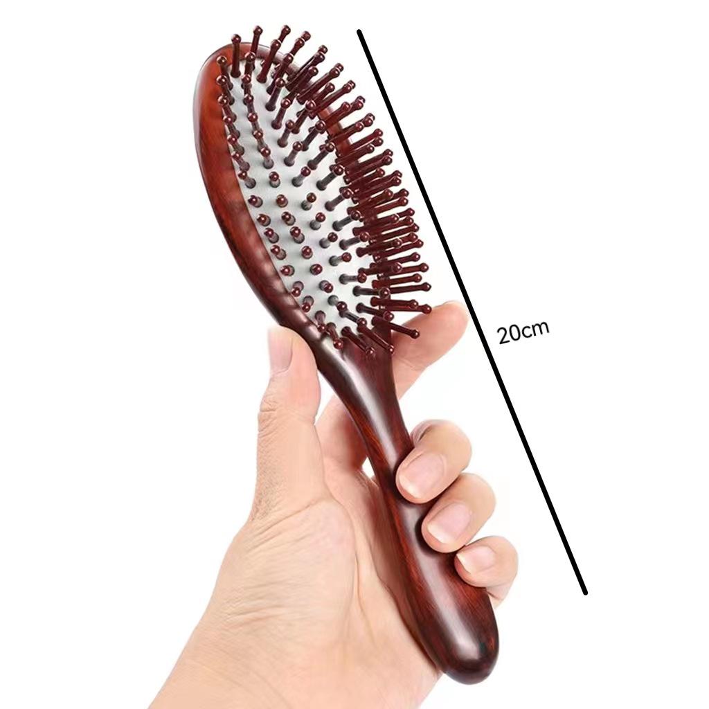 

Сандаловая массажная расческа с воздушной подушкой для гладких волос и терапии кожи головы Approximately 20 cm