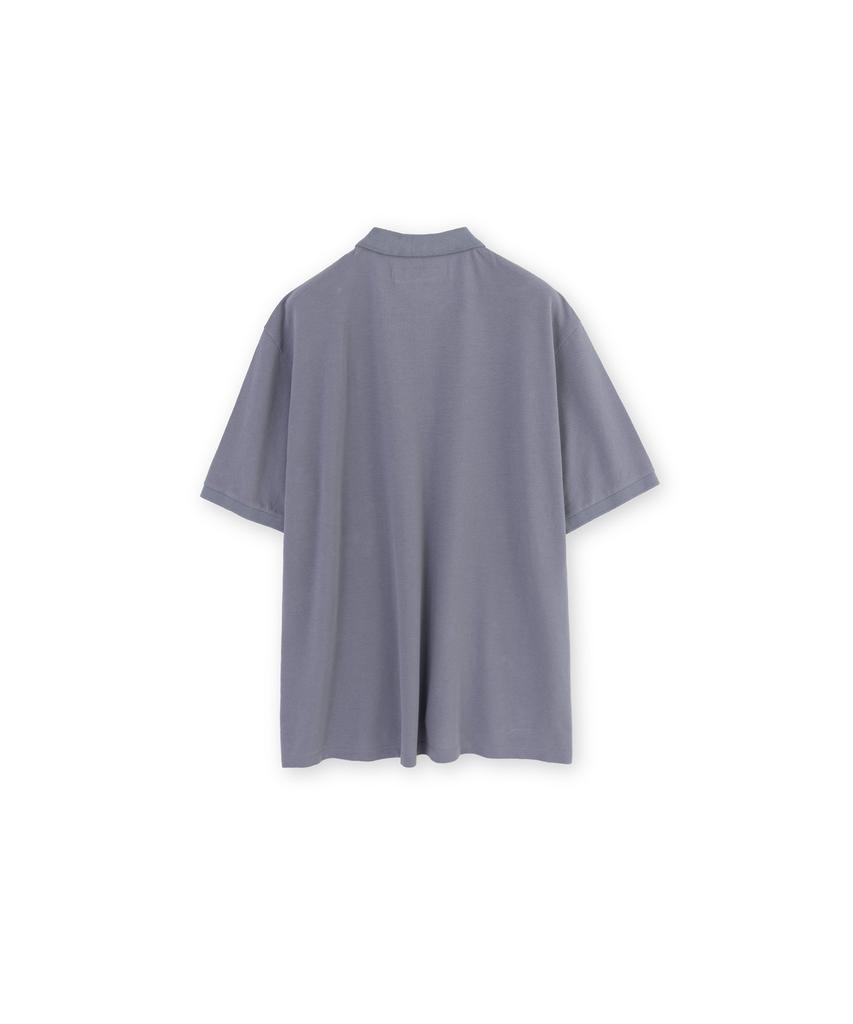 Beulaunyadeu Vintage Cotton Pique Shirt, Washed Purple