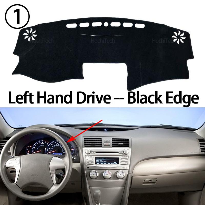 

Для Toyota Camry Седан SE XLE XV40 2007~2011 Аксессуары Авто Накладка на приборную панель Коврик на панель Накладка на панель Ковер Dashmat Защитные коврики от УФ-лучей