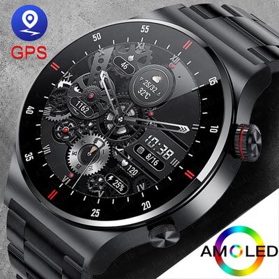 Orologio Smart Uomo GPS ECG+PPG Chiamata Bluetooth 2025 Braccialetto Sportivo NFC Impermeabile Quadrante Orologio Personalizzato Uomo SmartWatch Per IOS Android
