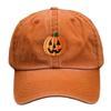 Halloween Pumpkin Face Baseball Hat for Women Men Funny Halloween Cap Ideal Gift for Outdoor Activities Fishing Camping & Daily