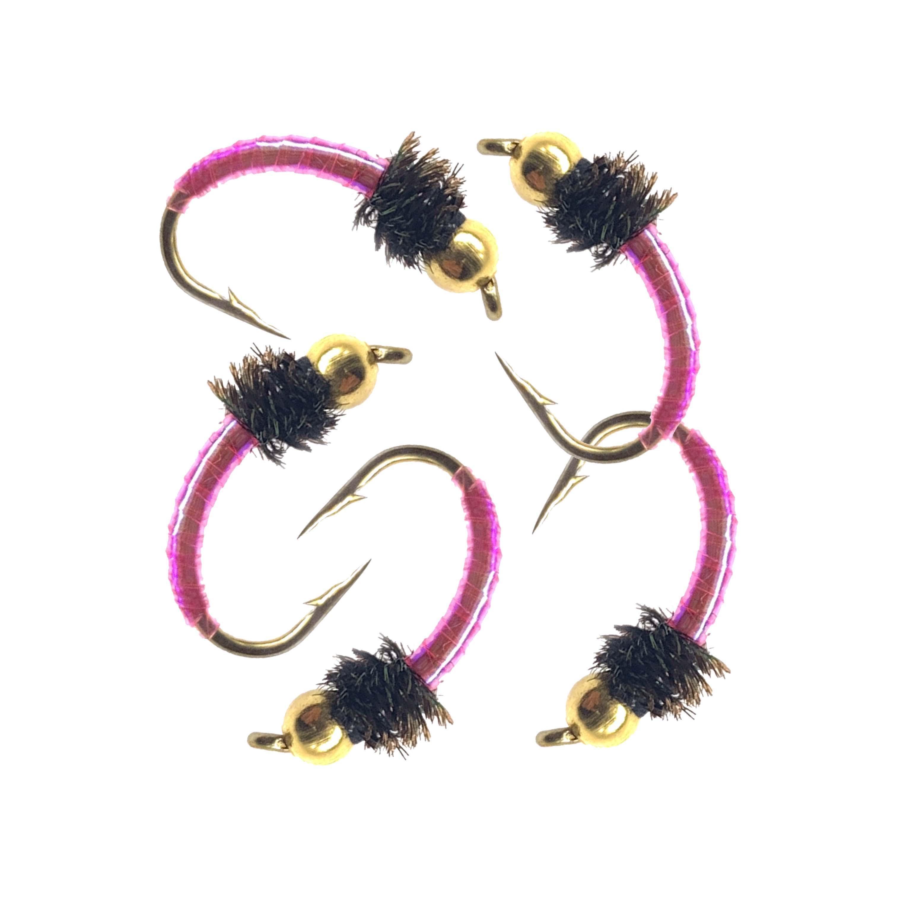 5/10/20/30 шт. латунные головки мошек нахлыстом для рыбалки 10 # форель/бас/окунь/сом — фото 8