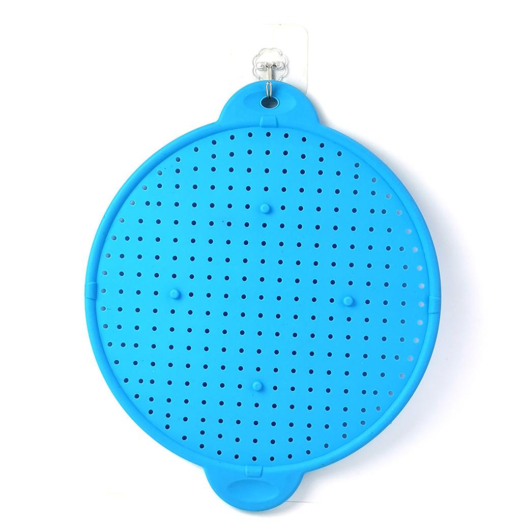 Skillet Cover Lid Cookware Silicone Splatter Guard Screen Pan Spill Stopper Pots