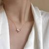 French Ribbon | Pearl Bow Necklace Clavicle Chain Exquisite and Gentle Fairy Spirit