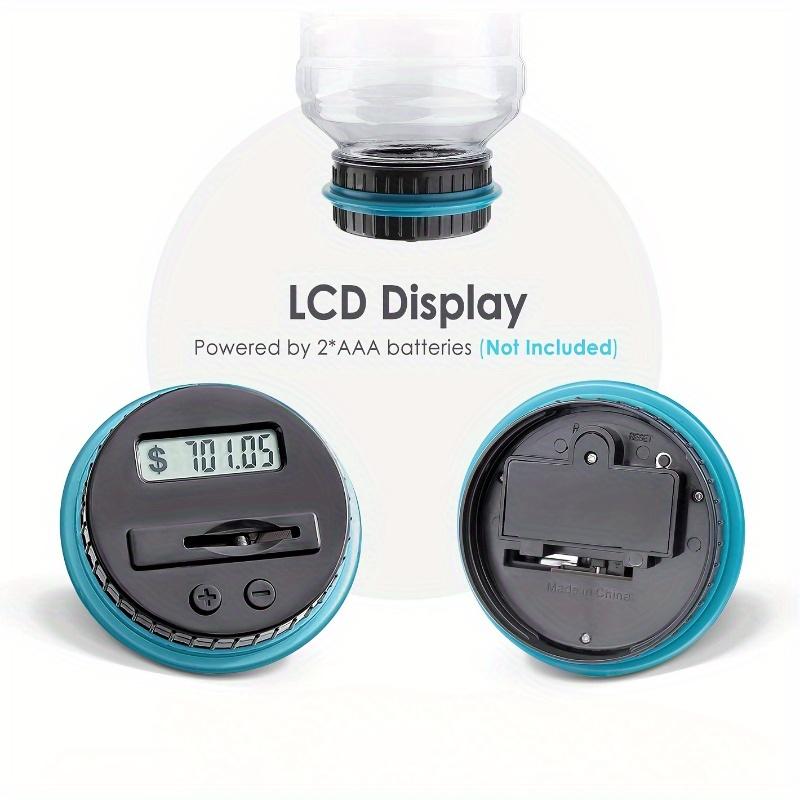 1pc Large Coin Bank, Digital Coin Counting Bank with Counter, Large Capacity Adult Coin Bank, Designed for Coins, Christmas, Halloween Gifts