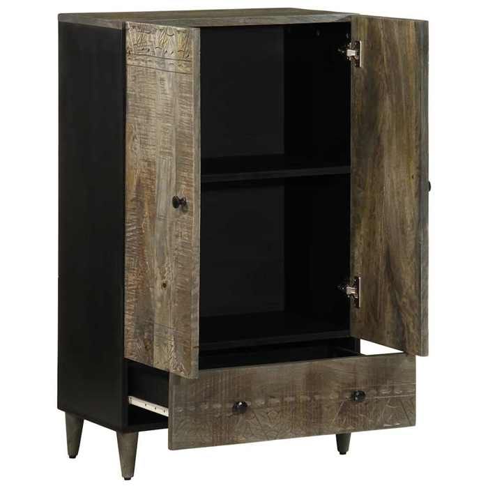 VidaXL Buffet 60x33x100 Cm Solid Mango Wood, Storage Cabinet, Hallway Cabinet, Side Cabinet, Cabinet of 4017822
