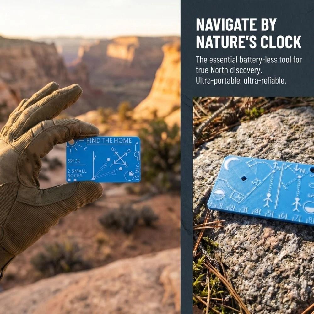 Portable Pocket Survival Guide Card Mini Waterproof Survival Card Travel Prep