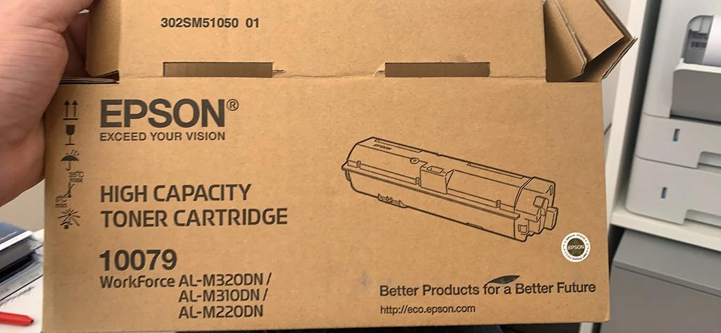 Epson s110079 toner cartridge high capacity 6100 pages Black