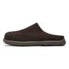 Hight Quality Summer British Style Suede Leather Mules For Men's Women's Khaki Brown Daily Casual Outdoor Slippers Flat Shoes