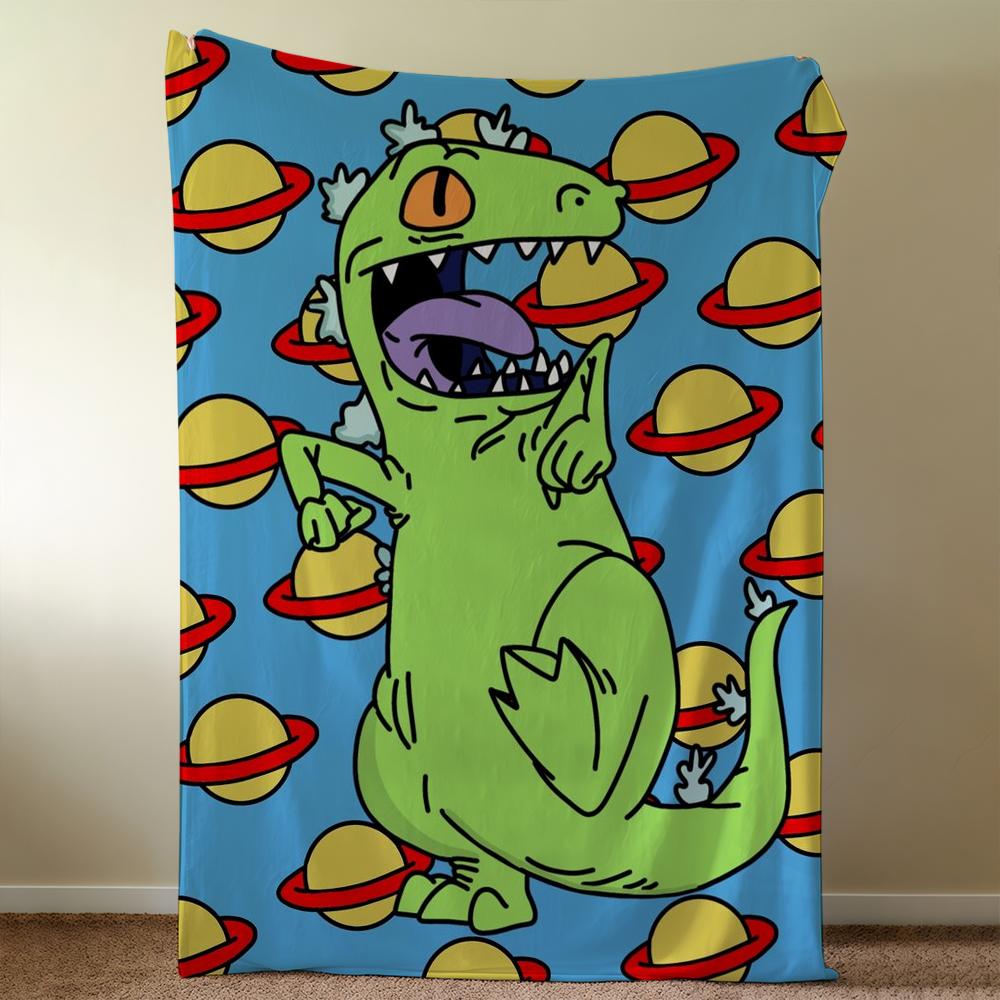 R-RugratS-ES Cartoon TV Blanket Throw Super Cosy Plush Living Room Sofa Couch Childish Birthday Gifts
