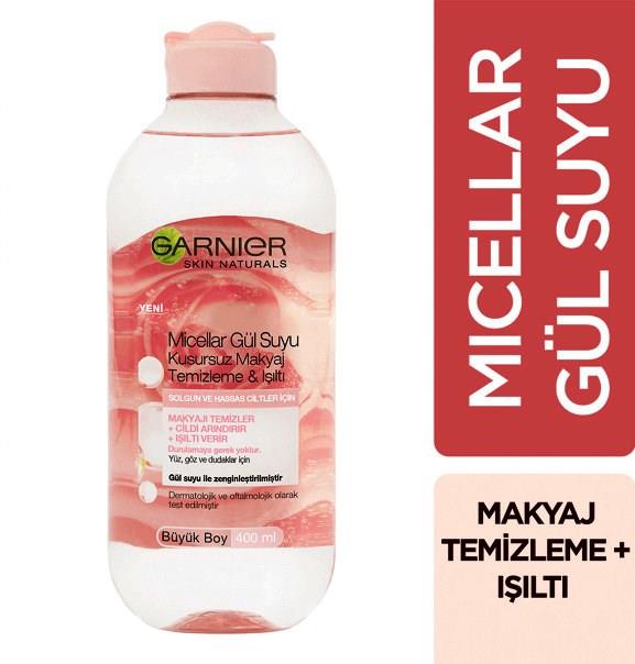 

Garnier Mıcellar Gül Suyu Makyaj Tem.Suyu 400Ml
