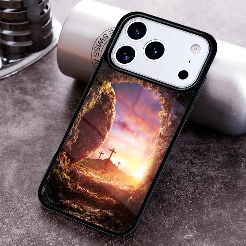 

Christian Jesus Phone Case For iPhone 17 16 15 14 13 12 11 Pro Max Plus 17Air Soft Silicone Cover iPhone 12 Pro Max