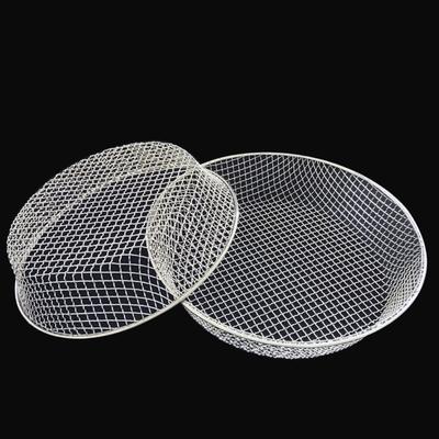 4/6/8 MM Garden Soil Sifter Mesh Basket Rust-Resistant Gardening Sand Sieve Sifting Equipment Round Metal Soil Sieve