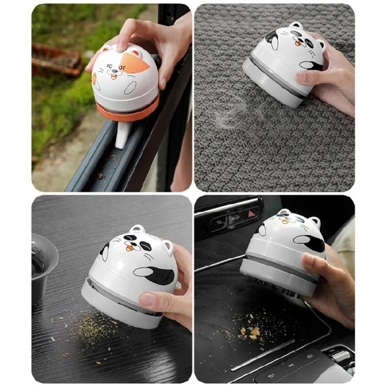 Small Desktop Vacuum Cleaner Desk Vacuum Cleaner Desk Vacuum Sweeper for Cleaning Waste Crumb Accessories
