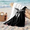Lazio FC Print Microfiber Beach Towel Quick Dry Absorbent Large Towel For Beach Swimming Travel