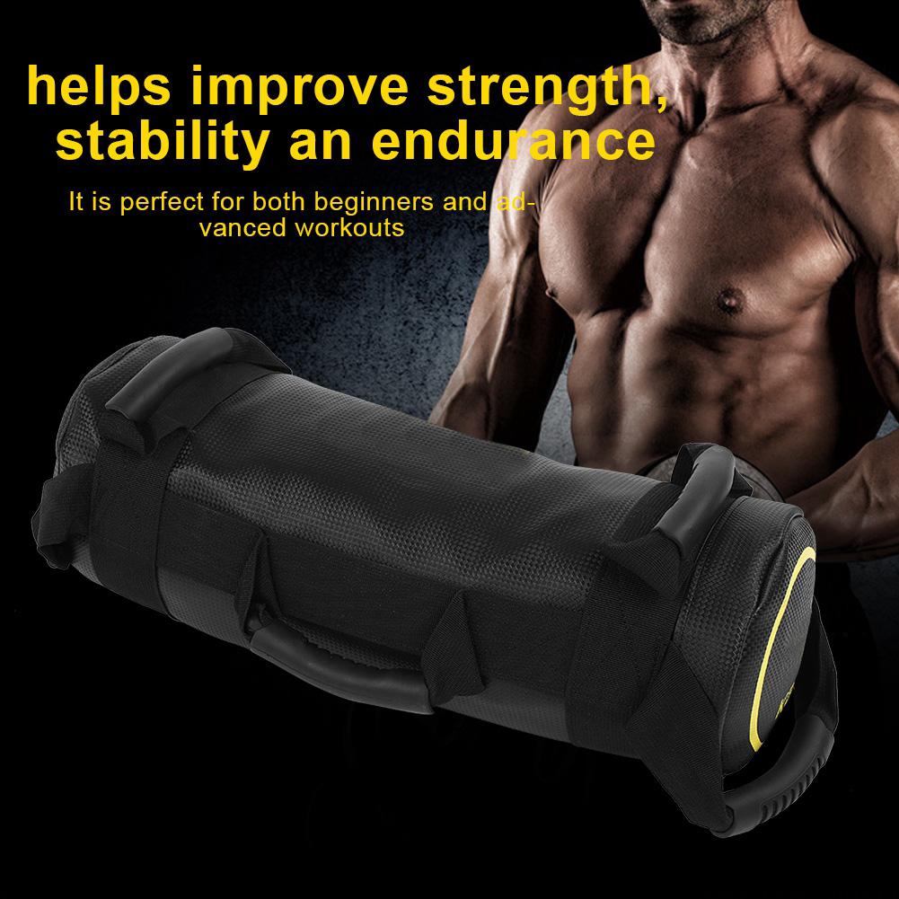 Weightlifting Training Sandbag Fitness Workout High Intensity Exercises Power Bag(20kg)