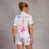 Summer Women Short Sleeve Top and Shorts 2 Piece Set Pajamas Female Fashion Casual Loose Sleepwear Bow Print Cardigan Pyamas Set