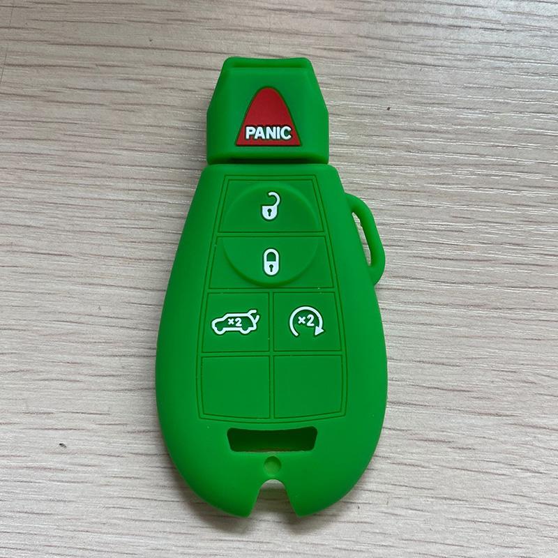 ZAD Silicone Car Key Cover Case for Jeep Grand Cherokee Compass Patriot for Fiat Chrysler   300 for Dodge JCUV Ddart Car Styling