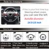 Steering Wheel Cover For Car Leather Universal Steering Wheel Covers For Men Women Fit Cars SUV Truck Pickup 15Inch (Beige)